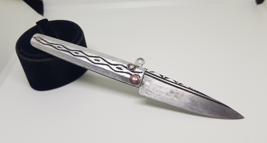 ÜZERİ OSMANLICA YAZILI TAMAMI EL YAPIMI ESARET YADİGARI SAATÇİ ÇAKISI