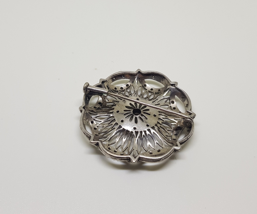 OSMANLI DÖNEMİ ELMAS VE PIRLANTA TAŞLI BROŞ