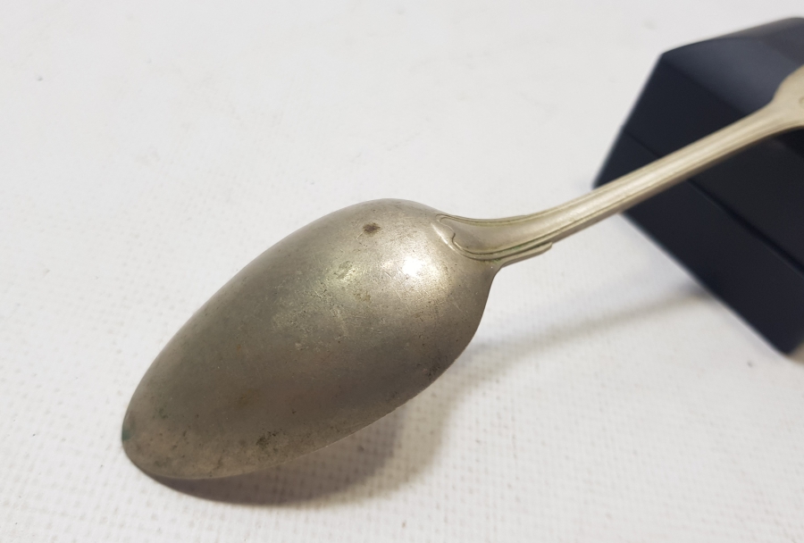 OSMANLI DÖNEMİ ARKASI OSMANLICA YAZILI KAŞIK