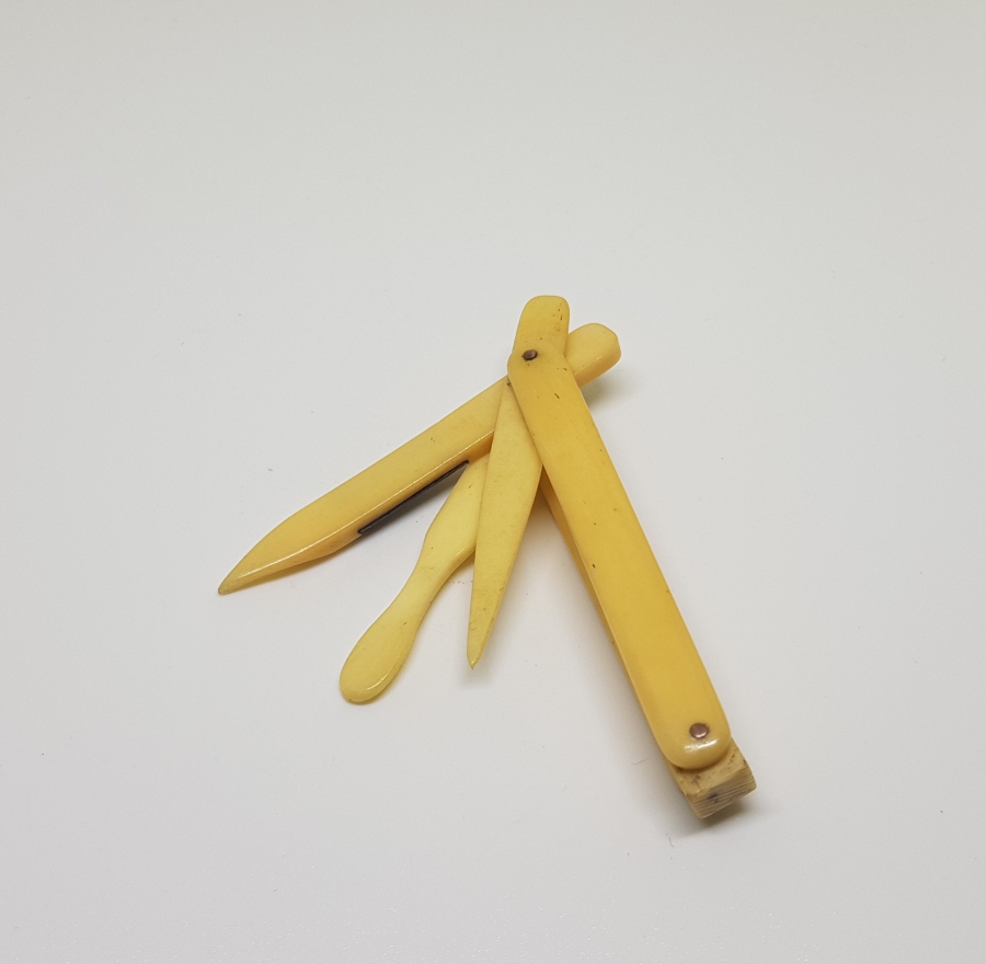 OSMANLI DÖNEMİ KEMİKTEN MAMUL MANİKÜR SETİ