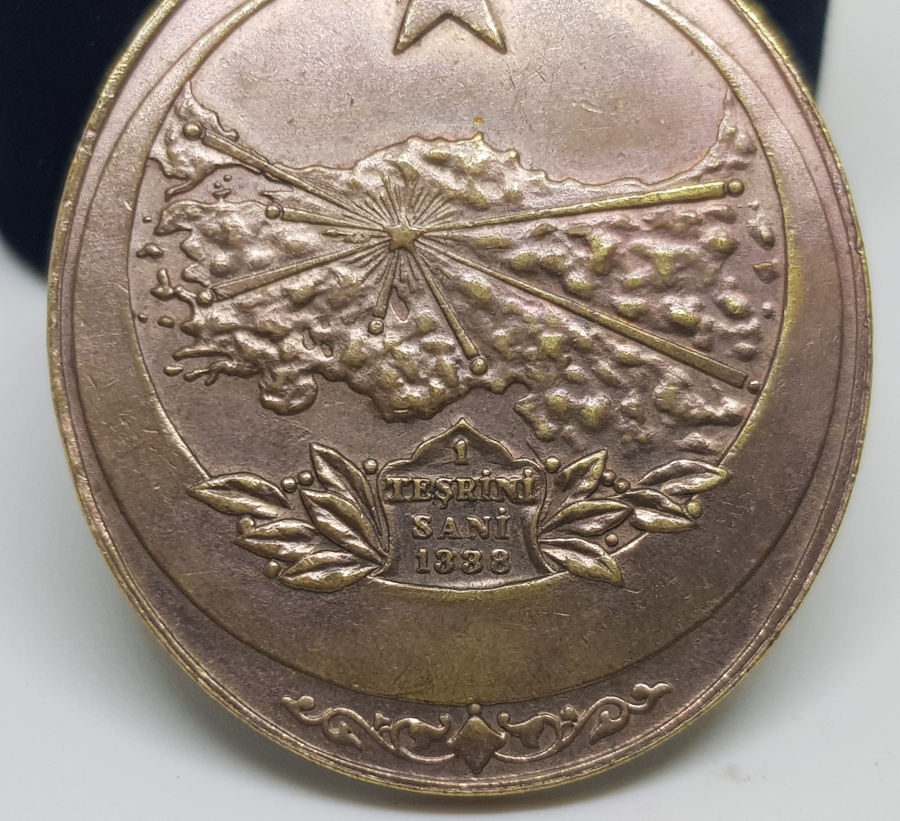 ORİJİNAL ASKISIYLA YÜKSEK KONDİSYONDA İSTİKLAL MADALYASI