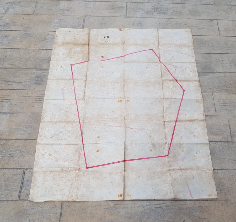 OSMANLI DÖNEMİ EL ÇİZİMİ ÇOK NADİR DEV BOY BALIKESİR İLE İLGİLİ MADEN HARİTASI