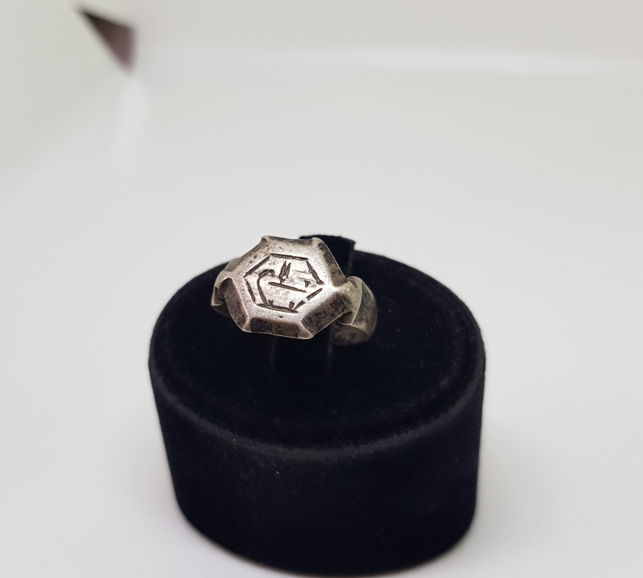 OSMANLI DÖNEMİ LALE FİGÜRLÜ GÜMÜŞ YÜZÜK