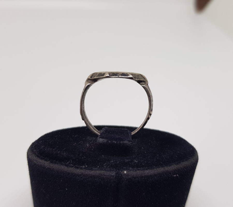 OSMANLI DÖNEMİ LALE FİGÜRLÜ GÜMÜŞ YÜZÜK