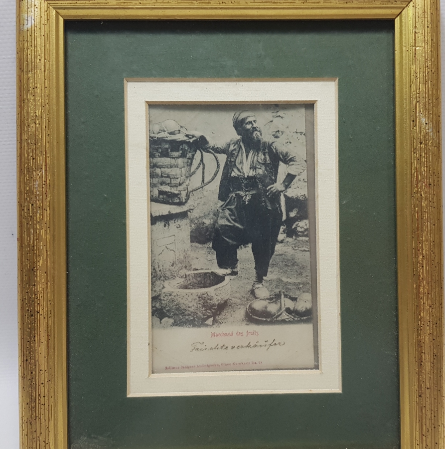 OSMANLI DÖNEMİ SAKA KONULU KARTPOSTAL