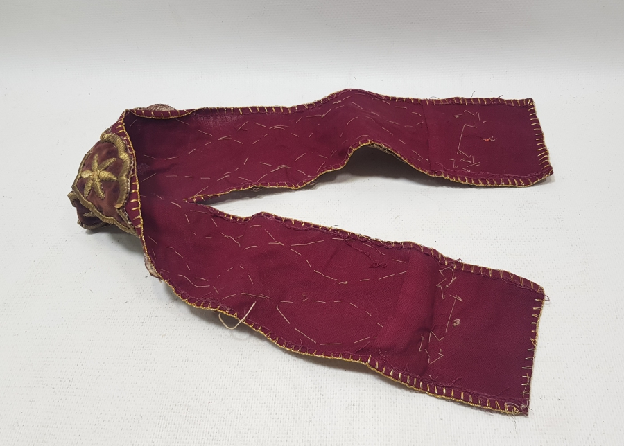 OSMANLI DÖNEMİ SIRMALI APLİKLERDEN YAPILMIŞ ANTİKA KEMER