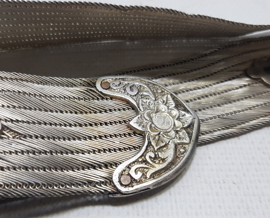 HER PARÇASI TUĞRALI VE DAMGALI TRABZON İŞİ HASIR ÖRME GELİN KEMERİ