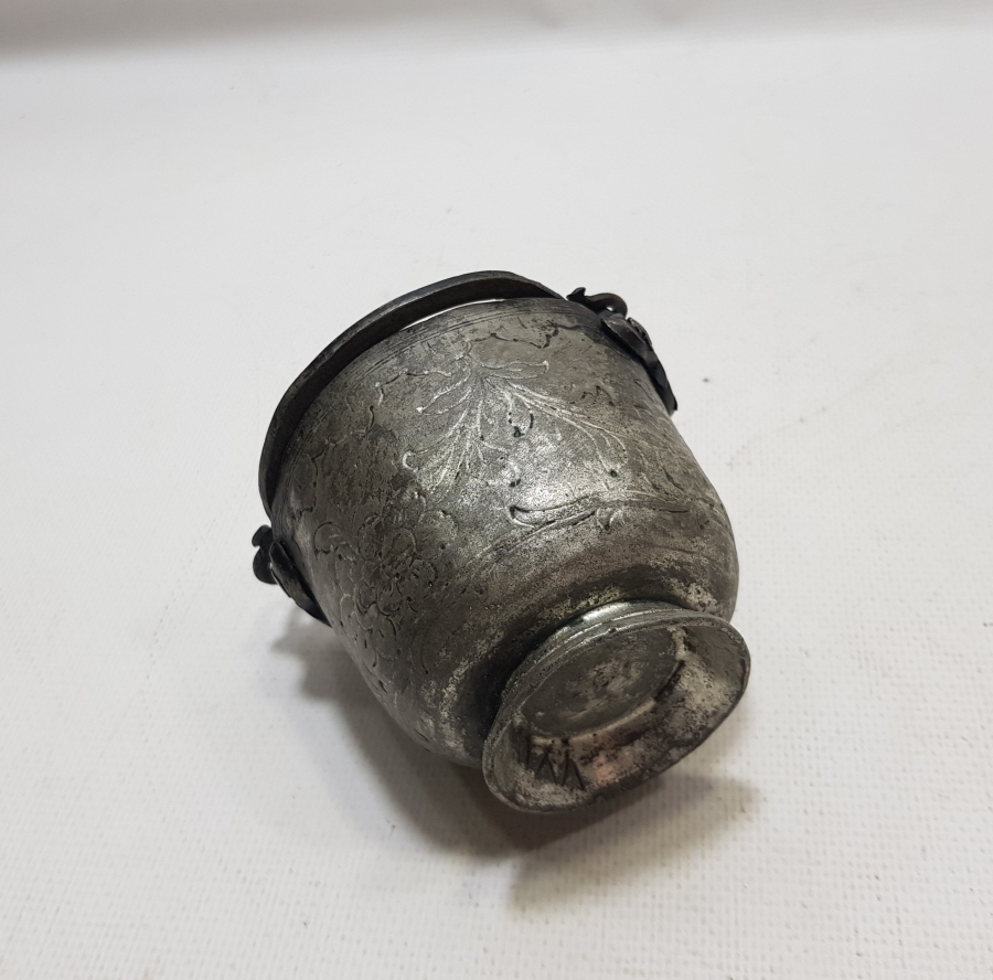 OSMANLI DÖNEMİ NADİR FORMDA YILAN BAŞI TUTMAÇLI TOMBAK SAKIZLIK