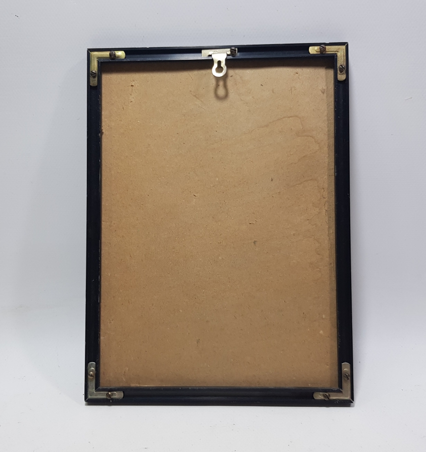 ORİJİNAL ÇERÇEVESİNDE ANTİKA BASKI HAT LEVHA