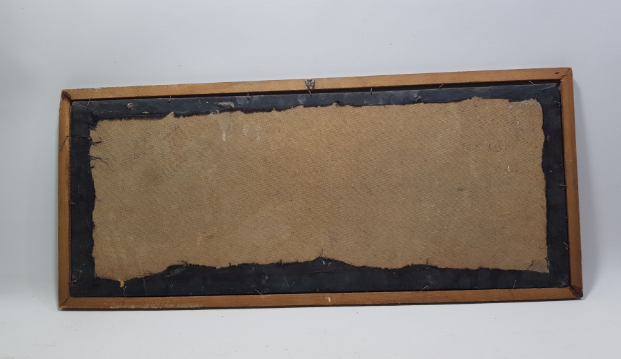 ORİJİNAL ÇERÇEVESİNDE TESTERE İŞÇİLİKLİ BESMELE-İ ŞERİF YAZILI ANTİKA HAT LEVHA