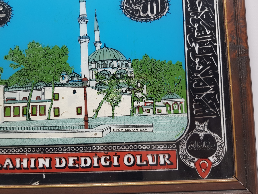 EL BOYAMA CAMALTI ANTİKA ESNAF PANOSU