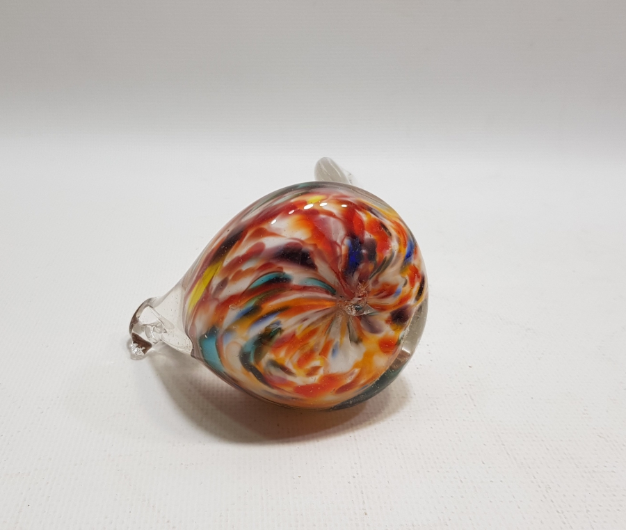 ÜFLEME CAMDAN MAMUL KOPARMA İŞÇİLİKLİ ANTİKA MURANO KUŞ FİGÜRÜ