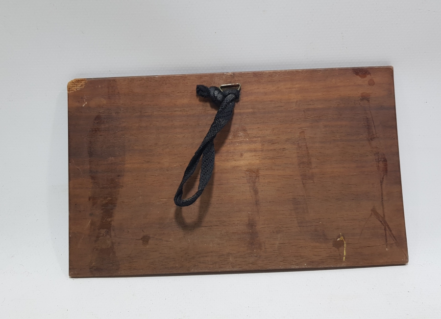 EL OYMA İŞÇİLİKLİ ÇİFT BAŞLI KARTAL FİGÜRLÜ ANTİKA AHŞAP PANO