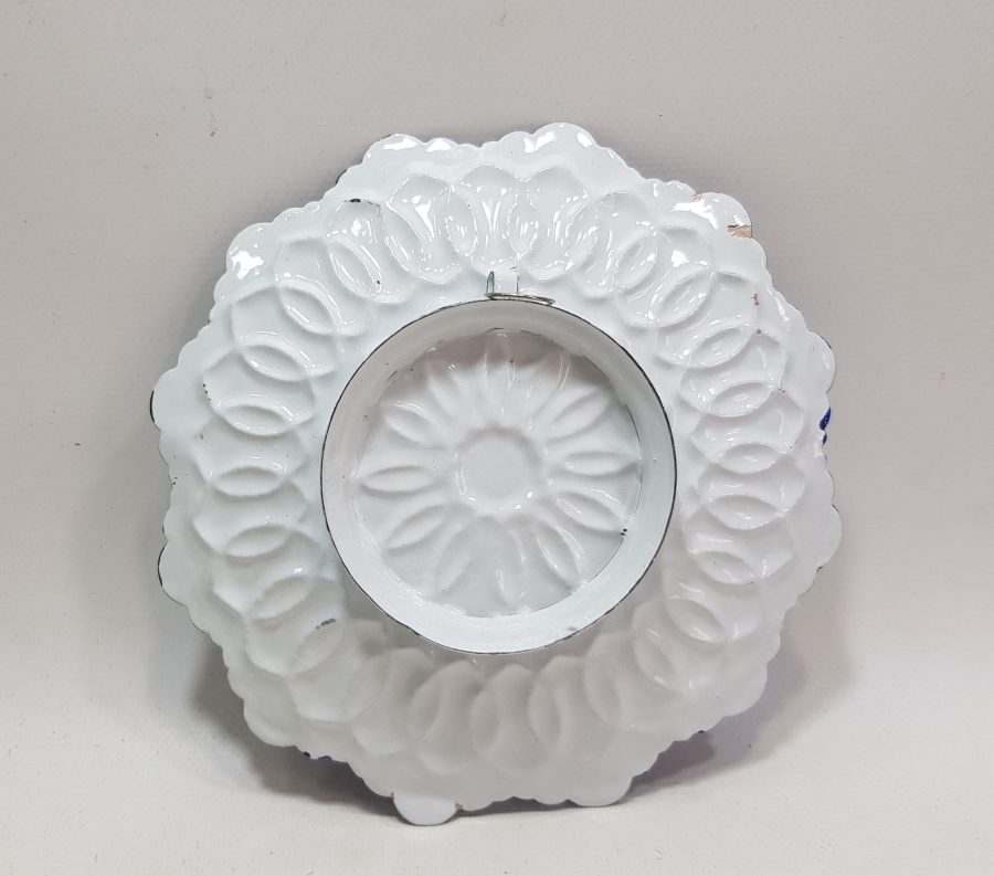 ÜZERİ MİNE İŞÇİLİKLİ EL BOYAMA ANTİKA LOKUMLUK