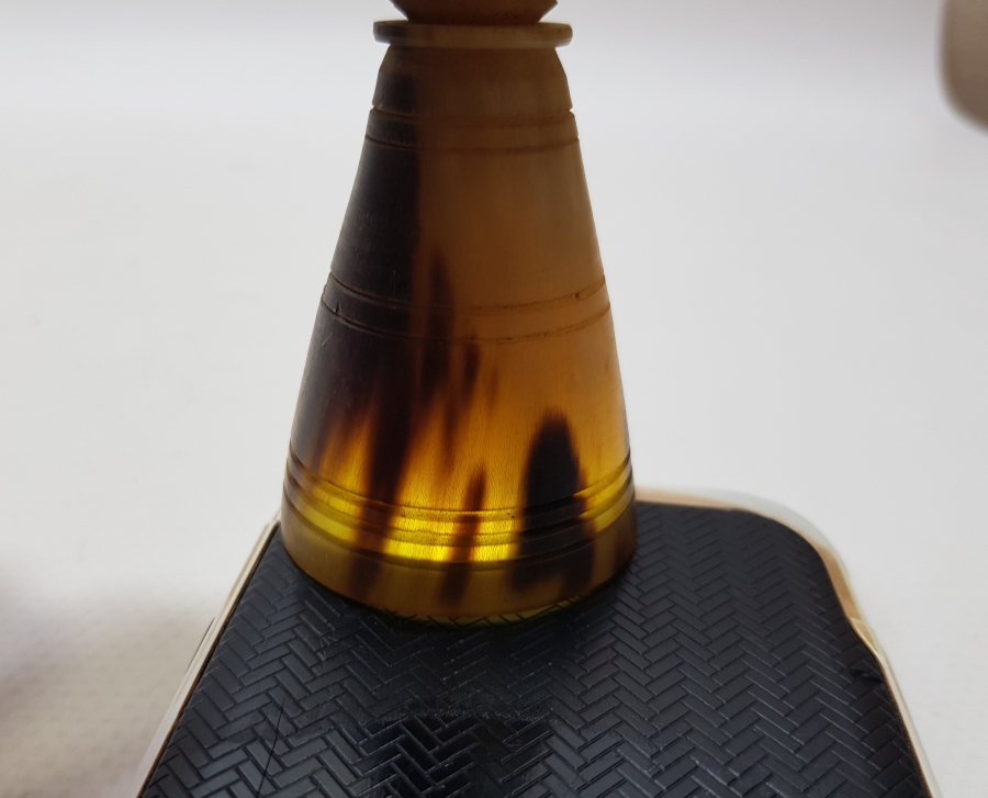 OSMANLI DÖNEMİ YEKPARE BOYNUZDAN EL YAPIMI NADİR FORMDA ZEMZEMLİK