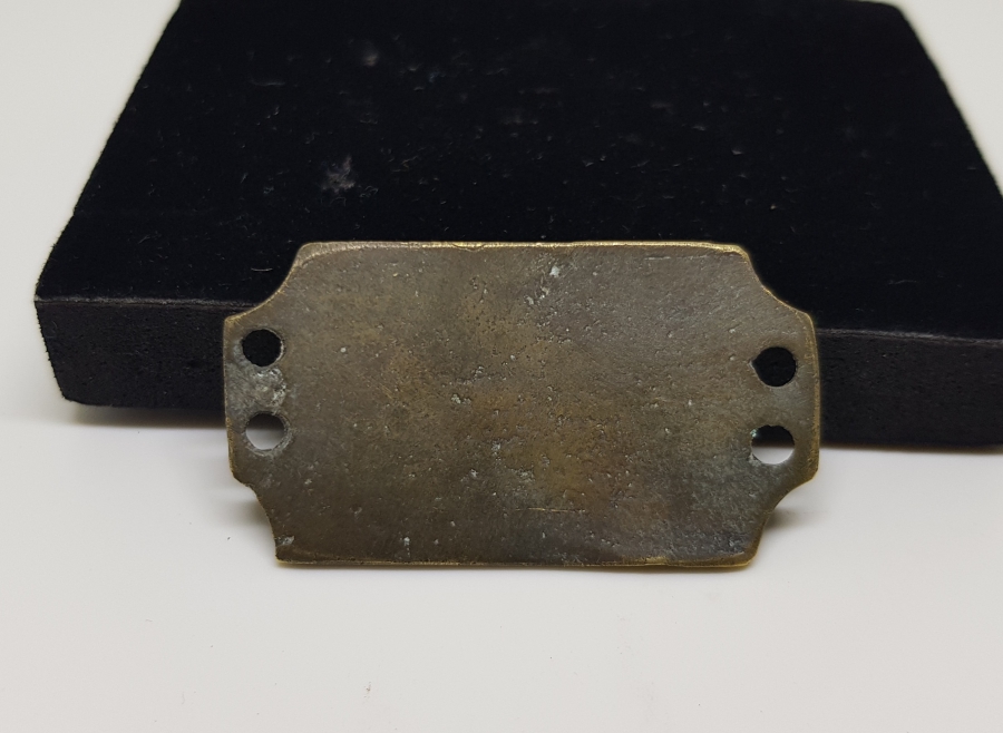 OSMANLI DÖNEMİ SIHHİYE YAZILI METAL PLAKA