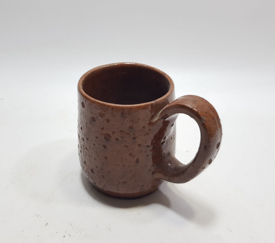 ANTİKA KÜTAHYA SIRLI DALDIRMA - KUPA