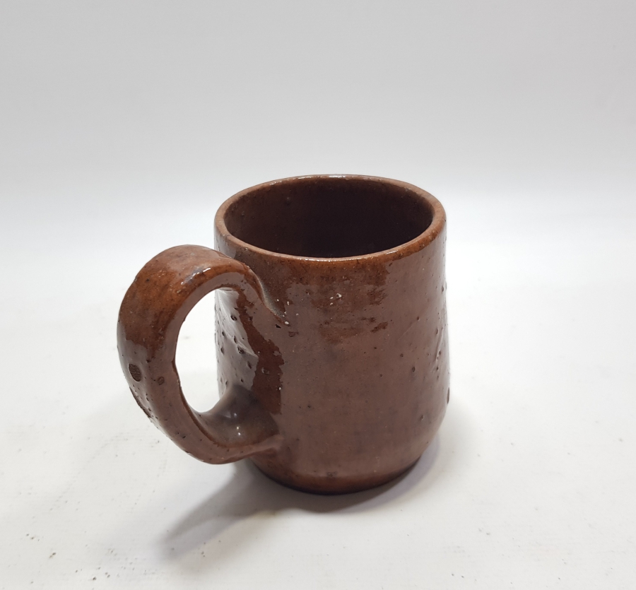 ANTİKA KÜTAHYA SIRLI DALDIRMA - KUPA