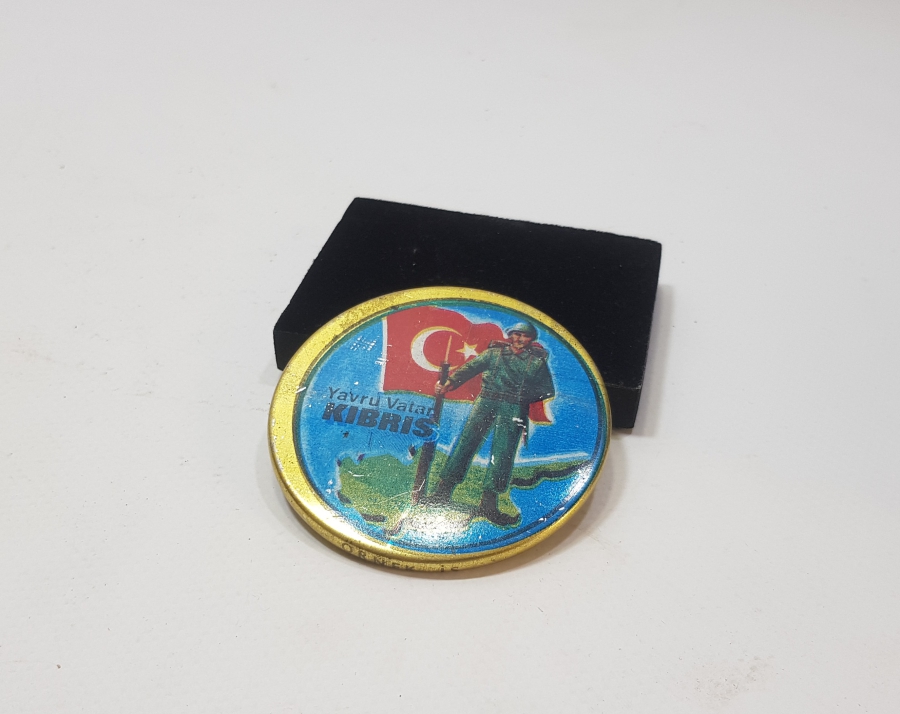 KIBRIS ZAFER HATIRASI ANTİKA ASKER AYNASI