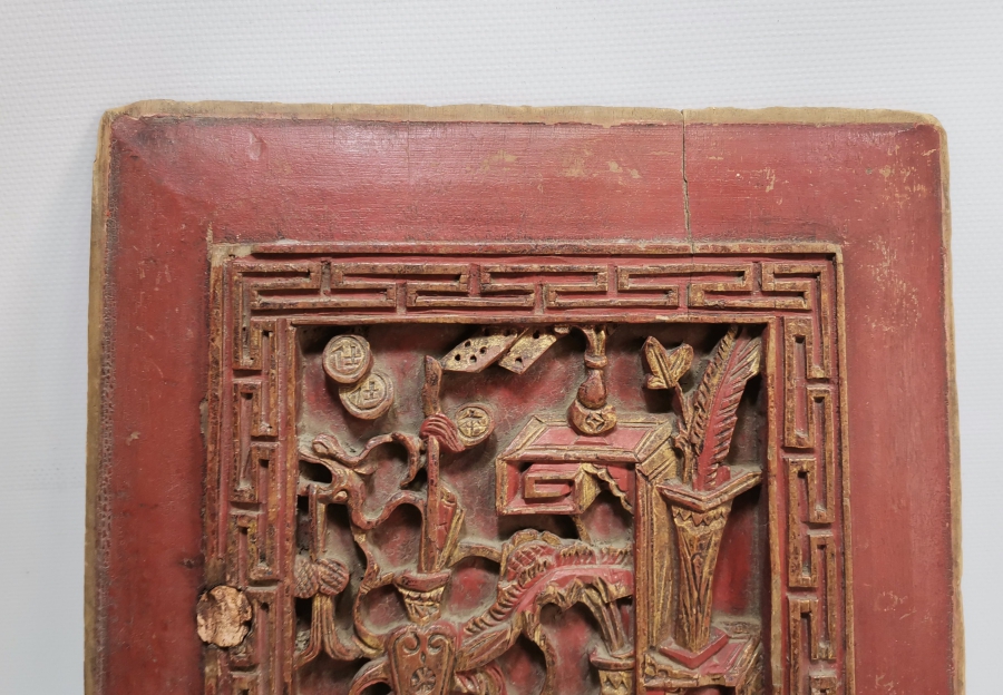 OSMANLI DÖNEMİ ÇOK NADİR EDİRNEKARİ DOLAP KAPAĞI PARÇASI