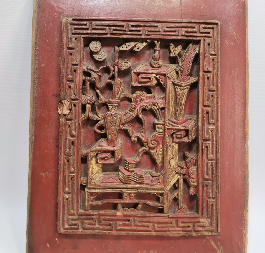 OSMANLI DÖNEMİ ÇOK NADİR EDİRNEKARİ DOLAP KAPAĞI PARÇASI