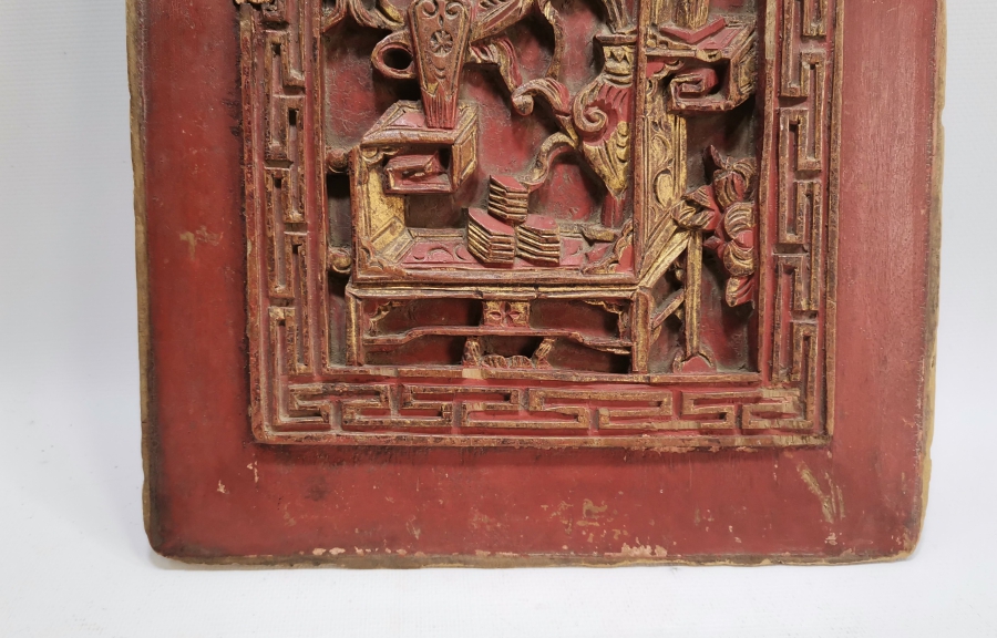 OSMANLI DÖNEMİ ÇOK NADİR EDİRNEKARİ DOLAP KAPAĞI PARÇASI