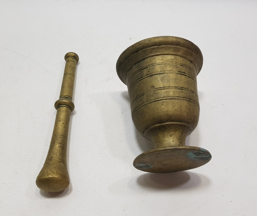 OSMANLI DÖNEMİ SÜLEYMANİYE İŞİ ORİJİNAL ELİYLE PİRİNÇ HAVAN