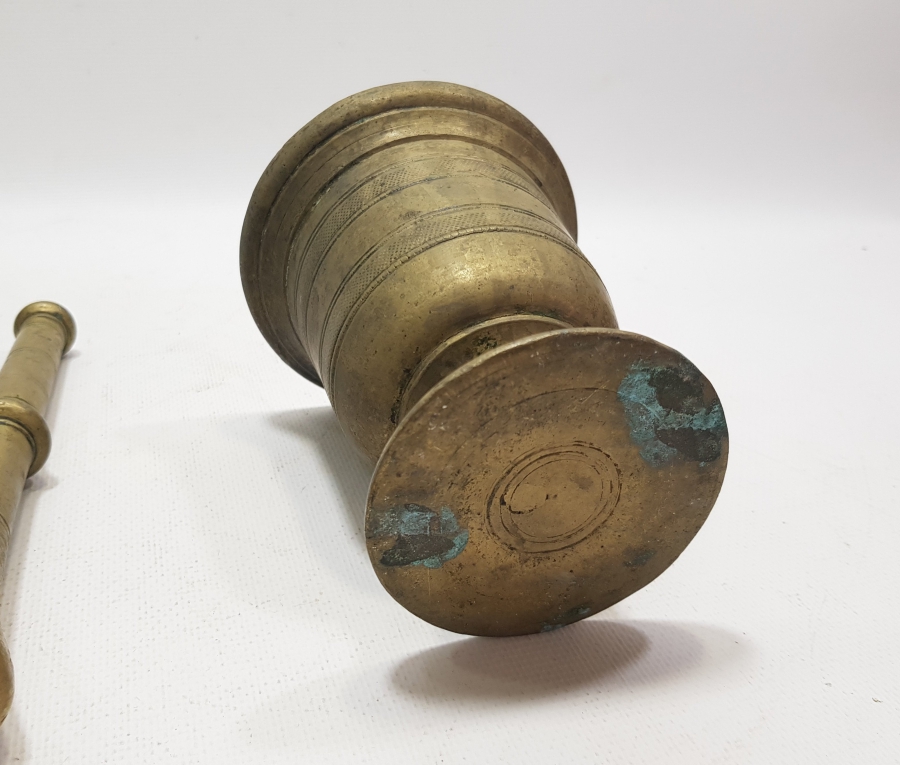 OSMANLI DÖNEMİ SÜLEYMANİYE İŞİ ORİJİNAL ELİYLE PİRİNÇ HAVAN