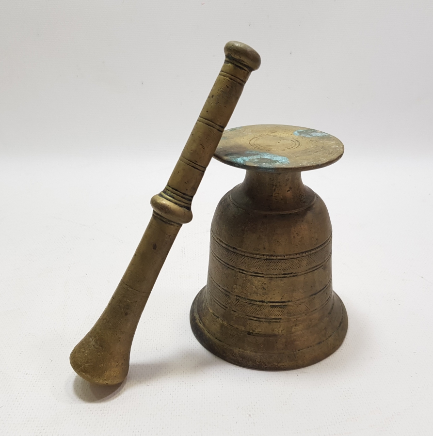 OSMANLI DÖNEMİ SÜLEYMANİYE İŞİ ORİJİNAL ELİYLE PİRİNÇ HAVAN