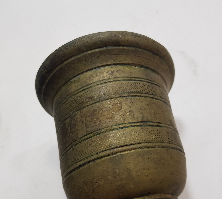 OSMANLI DÖNEMİ SÜLEYMANİYE İŞİ ORİJİNAL ELİYLE PİRİNÇ HAVAN