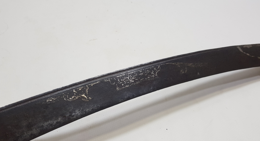 GÜMÜŞ ÇAKMA İŞÇİLİKLİ OSMANLI DÖNEMİ YENİÇERİ YATAĞANI