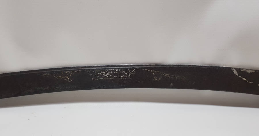 GÜMÜŞ ÇAKMA İŞÇİLİKLİ OSMANLI DÖNEMİ YENİÇERİ YATAĞANI