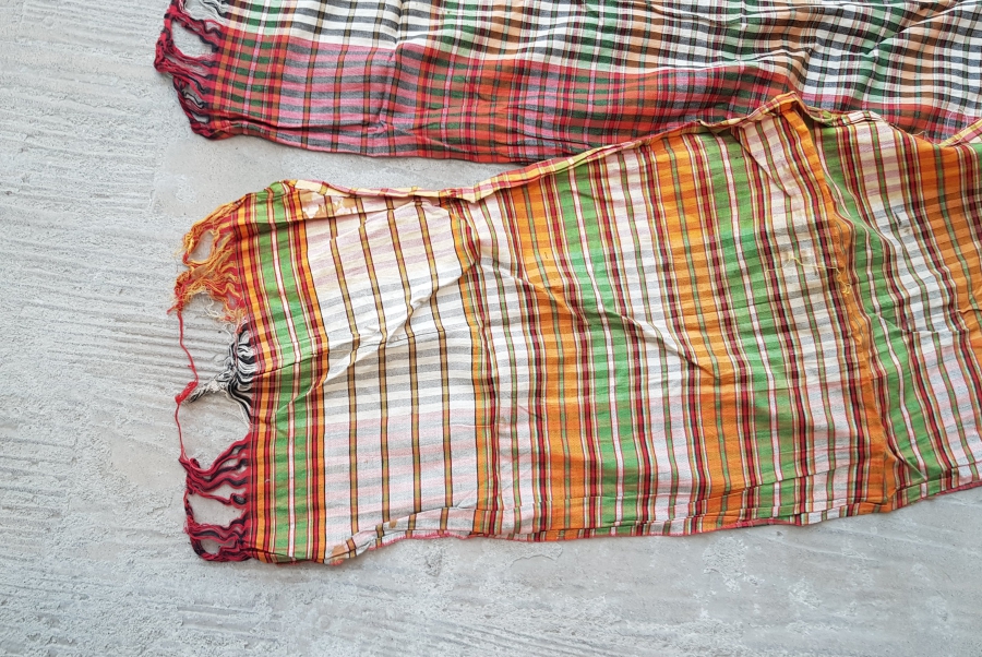 OSMANLI DÖNEMİ EL DOKUMA İPEK YÖRÜK KUŞAĞI - ACEM ŞALI