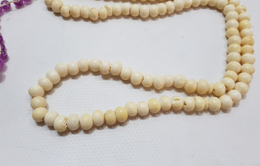 OSMANLI DÖNEMİ DEVE KEMİĞİNDEN MAMUL 99LUK NAMAZ TESPİHİ - ZİKİR TESPİHİ