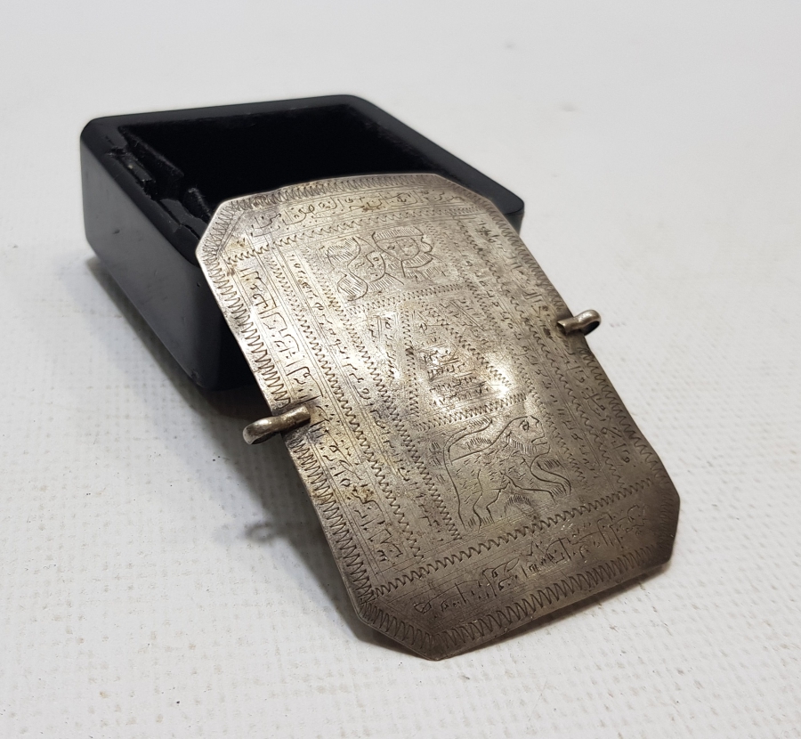 OSMANLI DÖNEMİ EL KAZIMA GÜMÜŞ MUHABBET TILSIMI