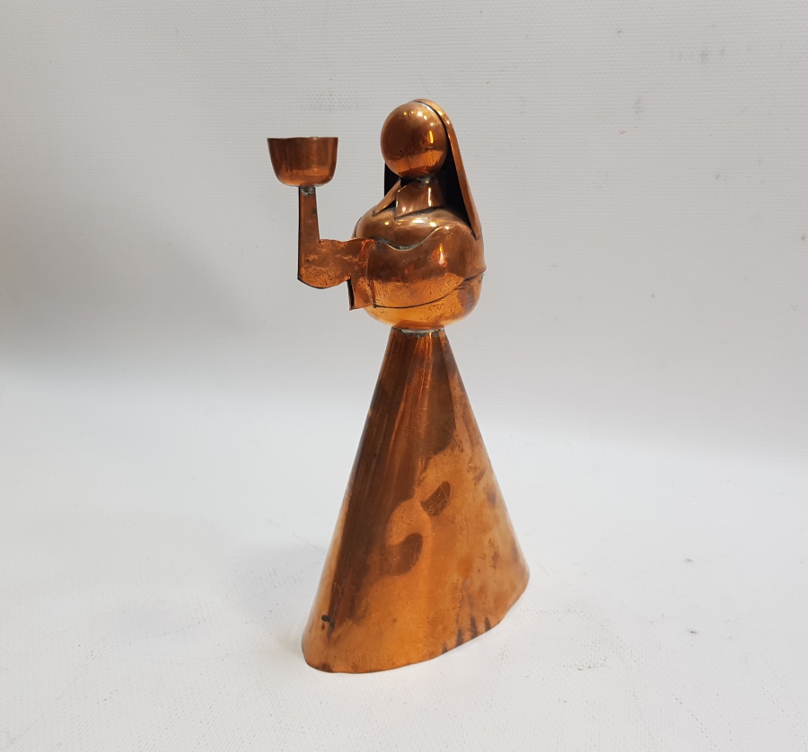 MERYEM ANA FORMUNDA YAPILMIŞ ANTİKA MUMLUK