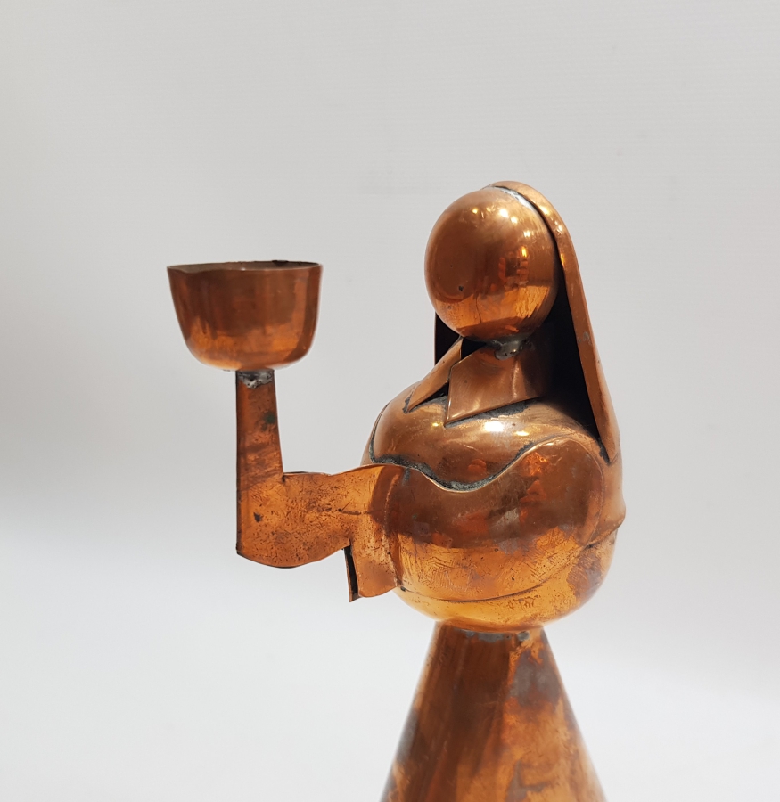 MERYEM ANA FORMUNDA YAPILMIŞ ANTİKA MUMLUK