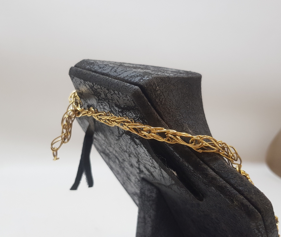 OSMANLI DÖNEMİ ALTIN VERMEYLİ BÜYÜK BOY GELİN DÖŞLÜĞÜ - GERDANLIK