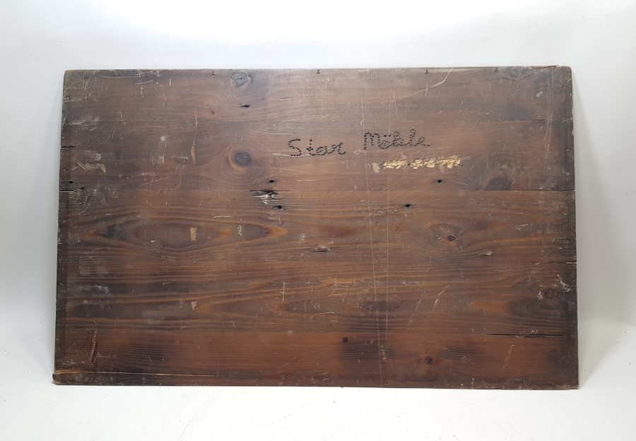 OSMANLI DÖNEMİ BALKAN İŞİ ÇİFT HİLALLİ NADİR AHŞAP KAPI ÜSTLÜĞÜ