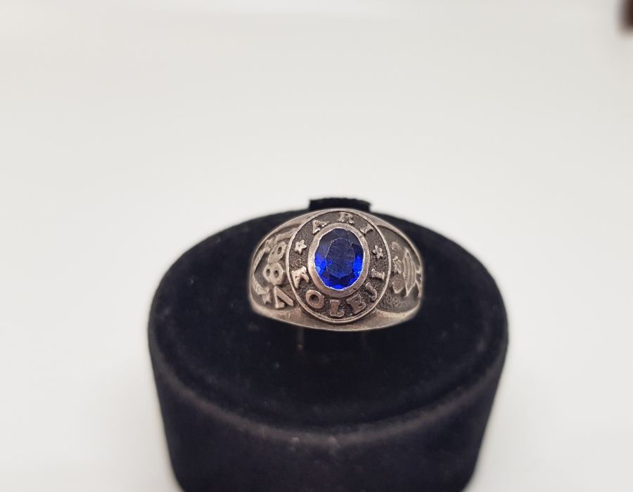 ARI KOLEJİ 84 MEZUNLARI İÇİN ÖZEL YAPILMIŞ GÜMÜŞ YÜZÜK