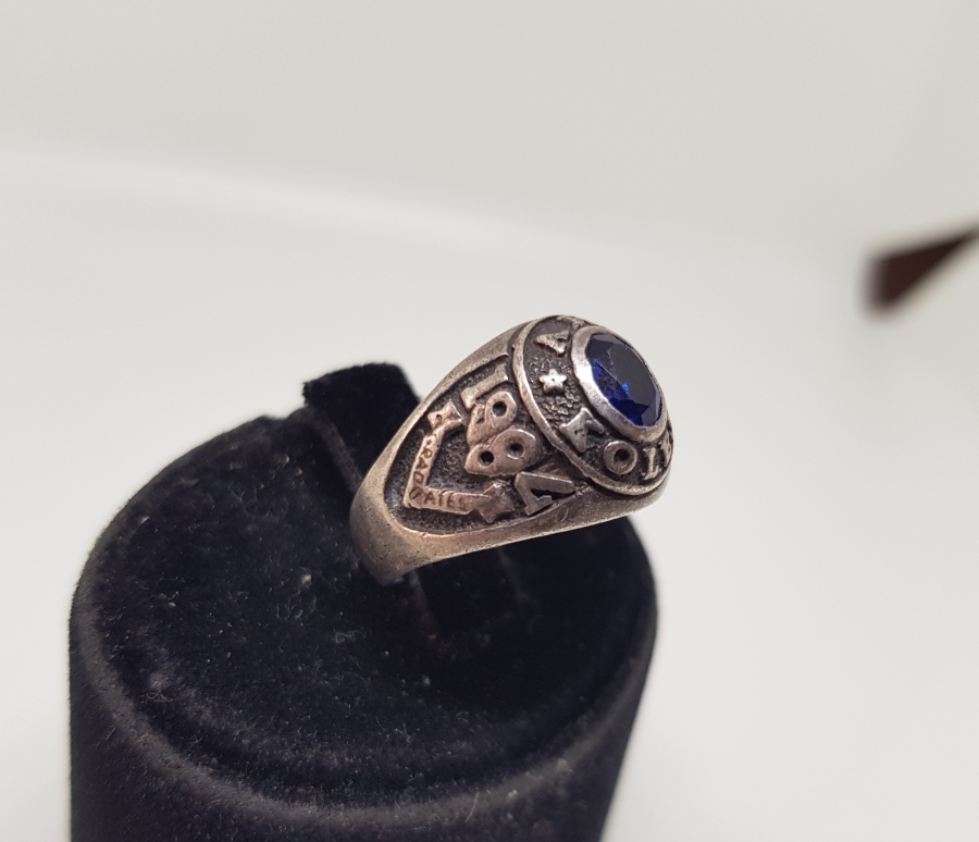 ARI KOLEJİ 84 MEZUNLARI İÇİN ÖZEL YAPILMIŞ GÜMÜŞ YÜZÜK