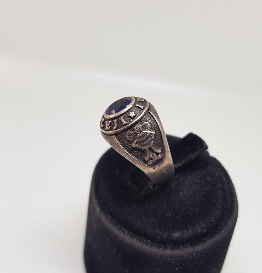 ARI KOLEJİ 84 MEZUNLARI İÇİN ÖZEL YAPILMIŞ GÜMÜŞ YÜZÜK