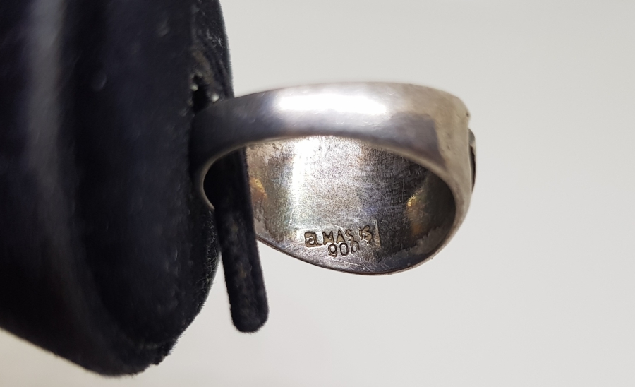 ARI KOLEJİ 84 MEZUNLARI İÇİN ÖZEL YAPILMIŞ GÜMÜŞ YÜZÜK