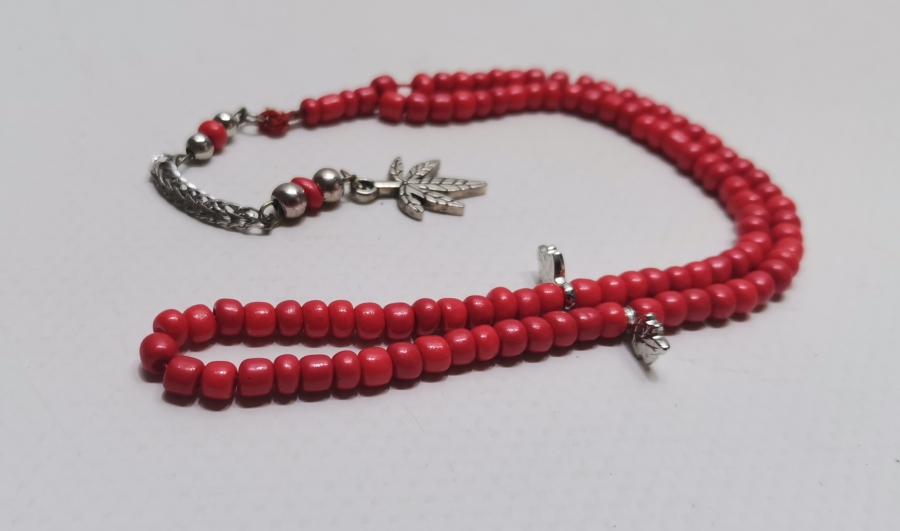 MERCAN TAŞINDAN MAMUL ANTİKA NAMAZ TESPİHİ