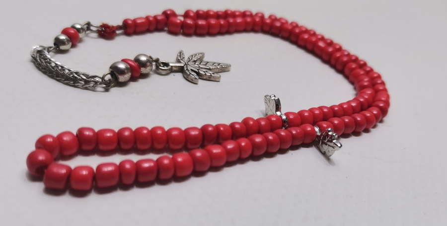 MERCAN TAŞINDAN MAMUL ANTİKA NAMAZ TESPİHİ