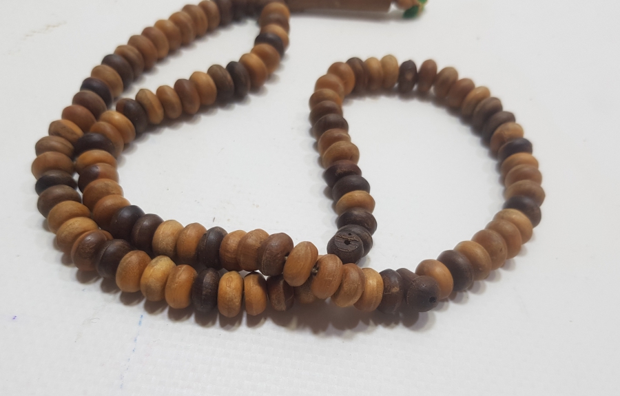 OSMANLI DÖNEMİ AHŞAPTAN MAMUL 99LUK NAMAZ TESPİHİ - ZİKİR TESPİHİ