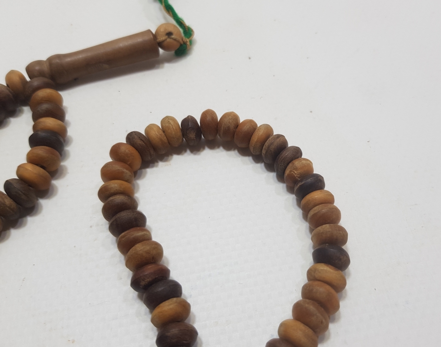 OSMANLI DÖNEMİ AHŞAPTAN MAMUL 99LUK NAMAZ TESPİHİ - ZİKİR TESPİHİ