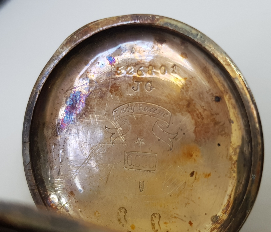 OSMANLI DÖNEMİ RUM İŞİ GÜMÜŞ CEP SAATİ KASASI