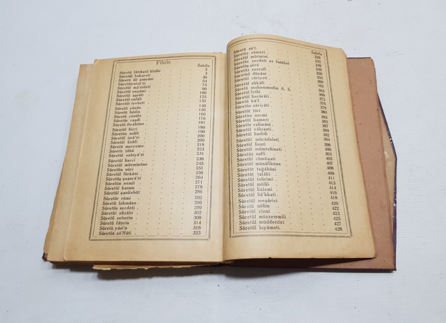 1937 TARİHLİ ÇOK NADİR KUR'AN-I KERİM MEALİ