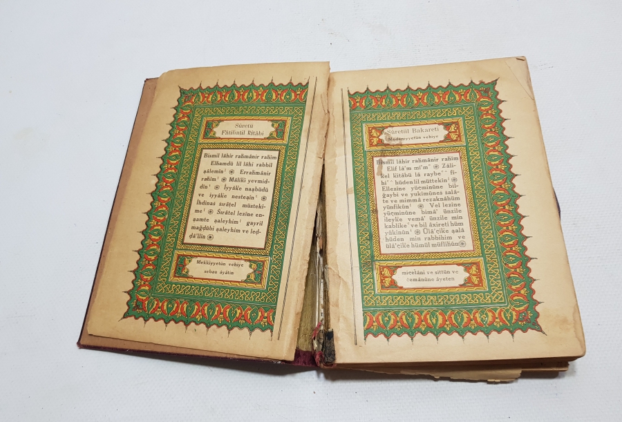 1937 TARİHLİ ÇOK NADİR KUR'AN-I KERİM MEALİ